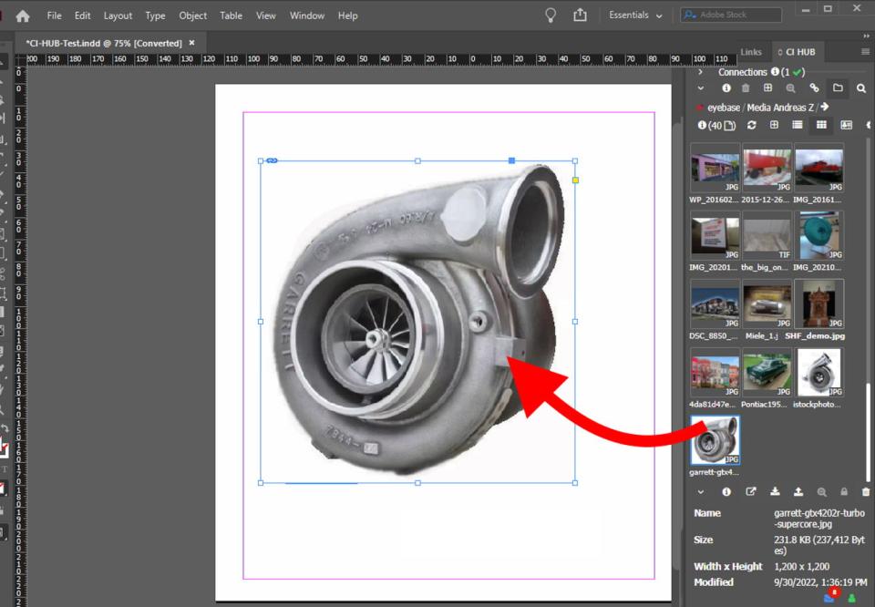 Efficient integration of eyebase DAM with Adobe and Microsoft with CI